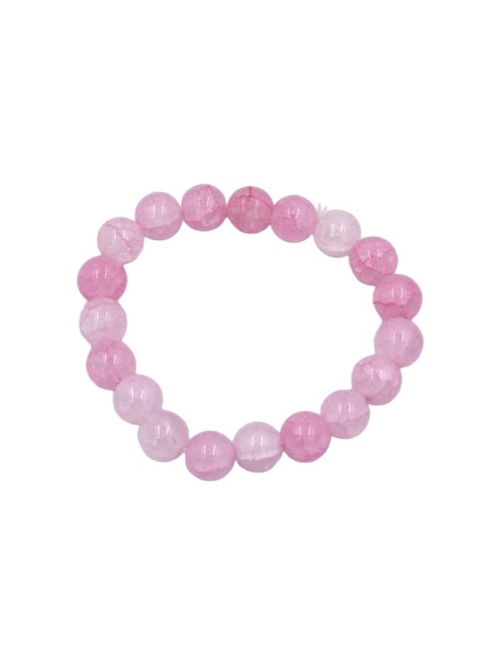 Rosh Fashion Stone Bracelet- Rose Pink 