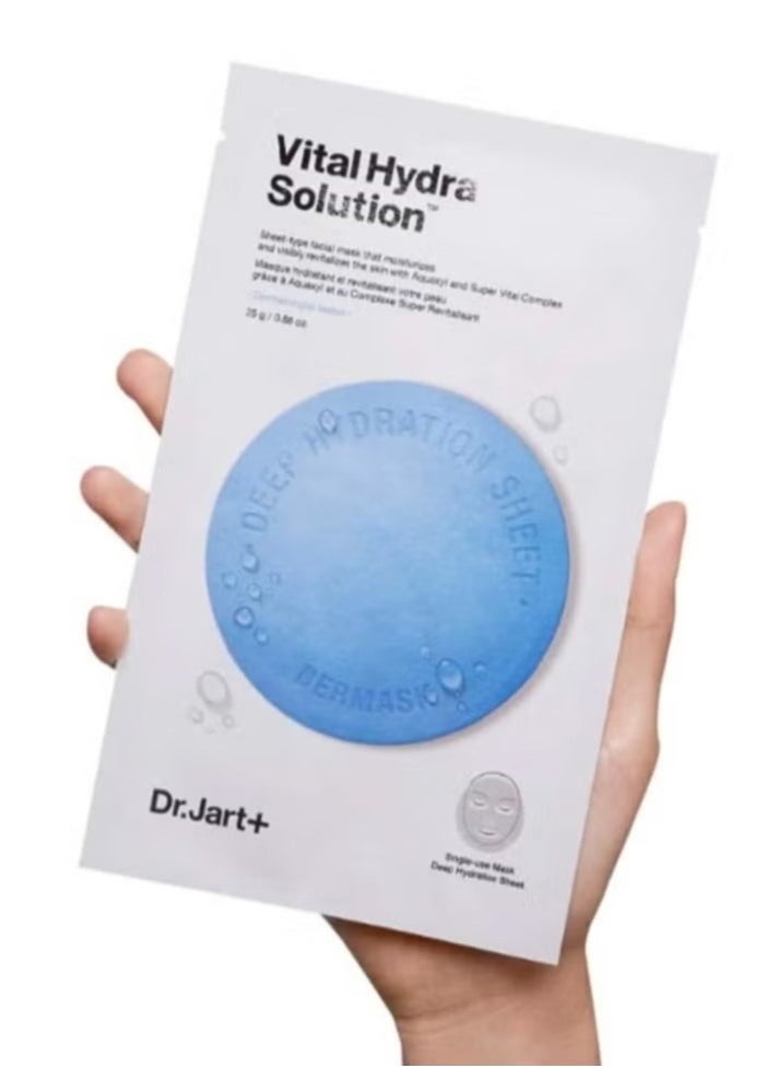 Dr.Jart+ - Dr.Jart+ Vital Hydra Solution Deep Hydration Mask Sheet 25g (0.88oz.) 5ea Set - Image 1