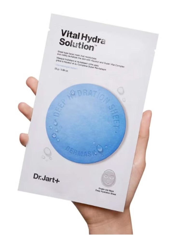 Dr.Jart+ Vital Hydra Solution Deep Hydration Mask Sheet 25g (0.9oz.) 5ea Set - pzsku/ZE6D3D7FCAA0DA1DE5F65Z/45/_/1733366775/ed8c1edd-88d3-4e70-8c7e-04405bf37e88