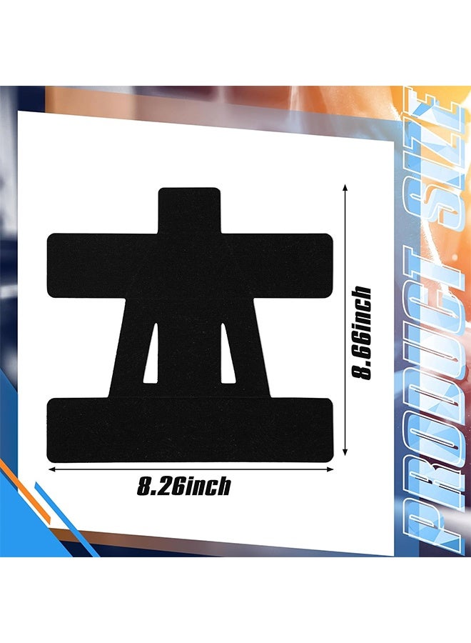 5PCS Kinesiology Tape for Shoulder Pain Relief Pre Cut Sports Waterproof Breathable Enhance Elastic Kinesiology Athletic Tape for Shoulder Support and Muscle Baseball Sports(Black) - Image 2