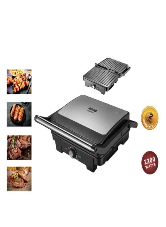 Home Master HM-3315 Sandwich Heater & Large Grill - Image 2