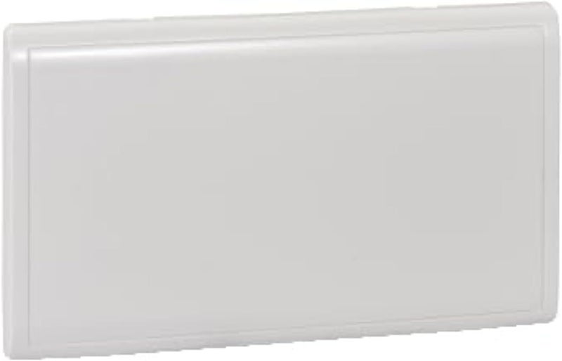 Schneider Electric Pieno 45A 250V AC 2 Gang Blank Plate, White - Image 2