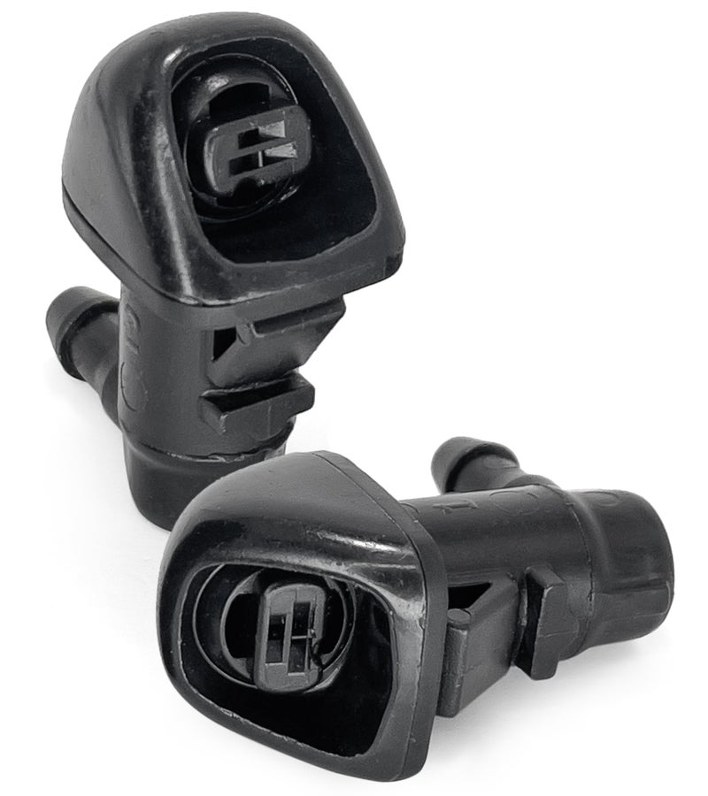 ClickFit زوج من فوهات غسيل الزجاج الأمامي متوافقة مع هوندا بايلوت 20092015 هوندا أوديسي 20142017 مجموعة ملحقات رشاشات المساحات استبدال 76810SZAA01ZA