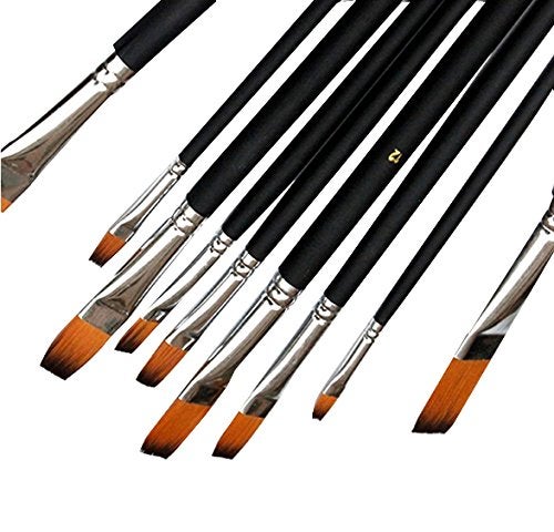 Futaba Artists Paint Brush Set 9 Pcs - Image 3