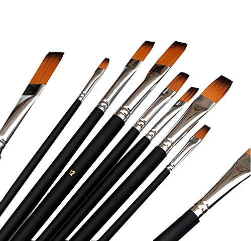 Futaba Artists Paint Brush Set 9 Pcs - Image 2