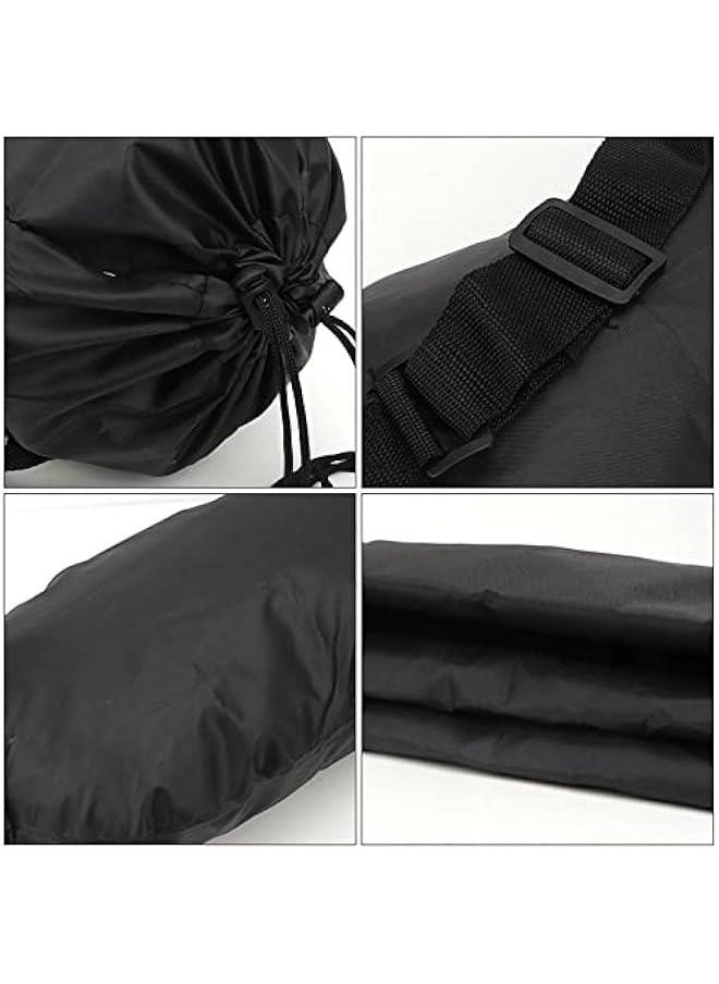 Generic Skateboard Bag , Skateboard Backpack , With adjust Shoulder Straps , 150D Oxford Cloth Sport Skateboard Storage Bag 1 Shoulder Carry Case Black , For Travel Skateboarding( 86X28 . 5Cm) , Skateboard  - Image 2
