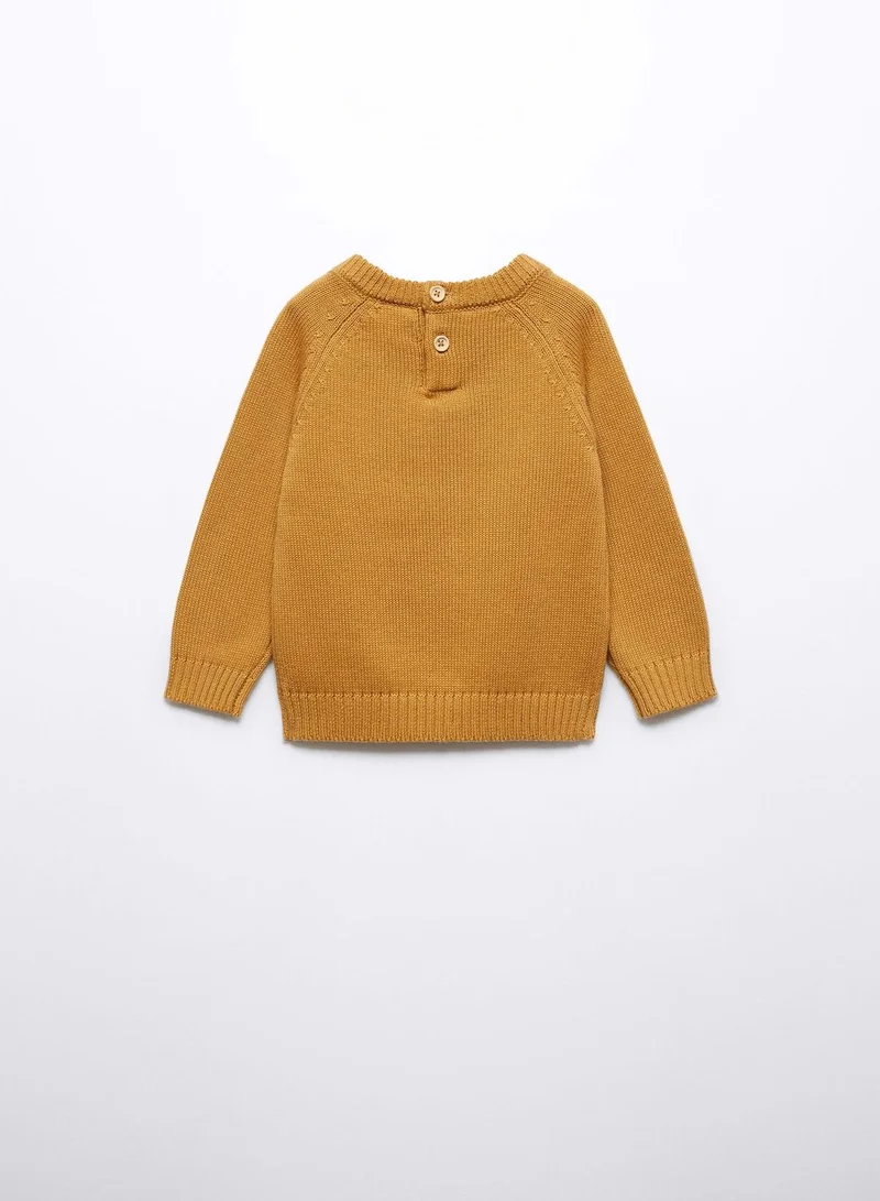 MANGO Kids Essential Knitted Sweater