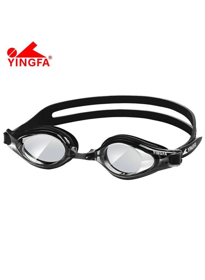 Yingfa Swimming Goggles, High-definition Anti-fog Compeion Training Student Youth Male Female Swimming Gl Y2900af Black - Image 1