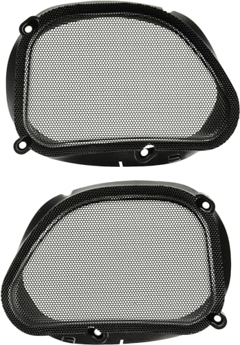 Hogtunes 57 MESH Front Speaker Grills (2 Pack), Fits 1998-2013 Harley-Davidson Road Glide Models - Image 5