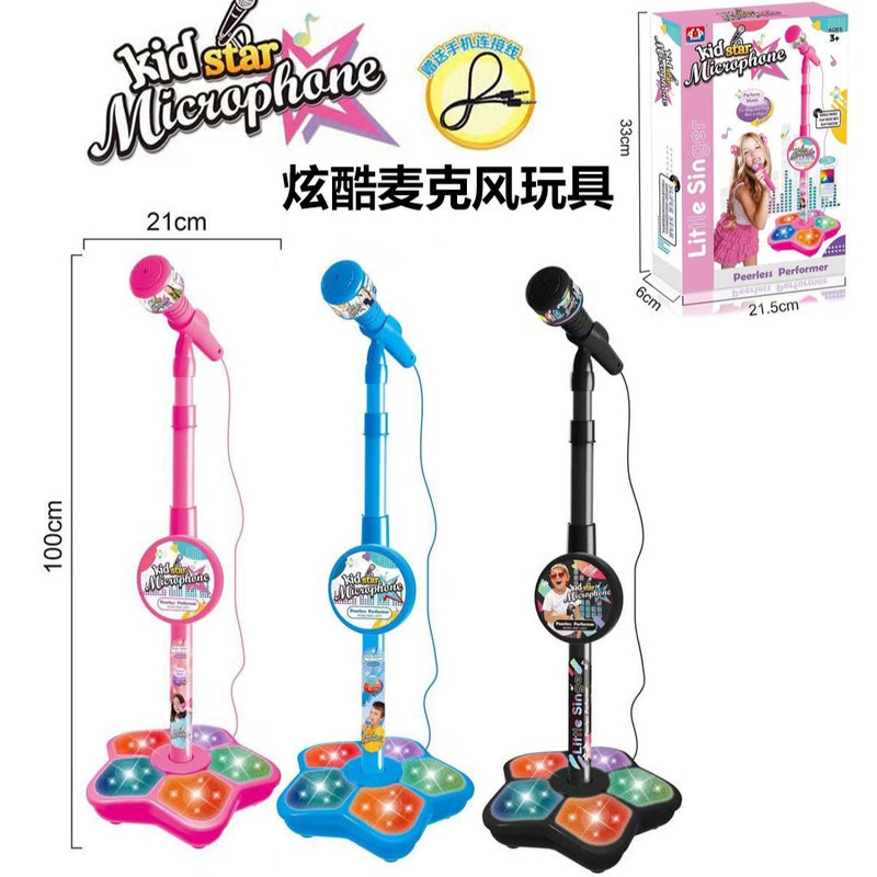 Kids Microphone Toy with Lights and Music - Image 4