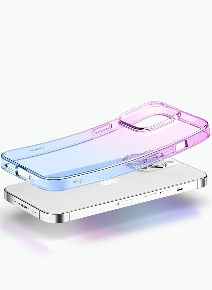Elago Aurora for iPhone 14 Pro Max Case Cover - Purple Blue - Image 2