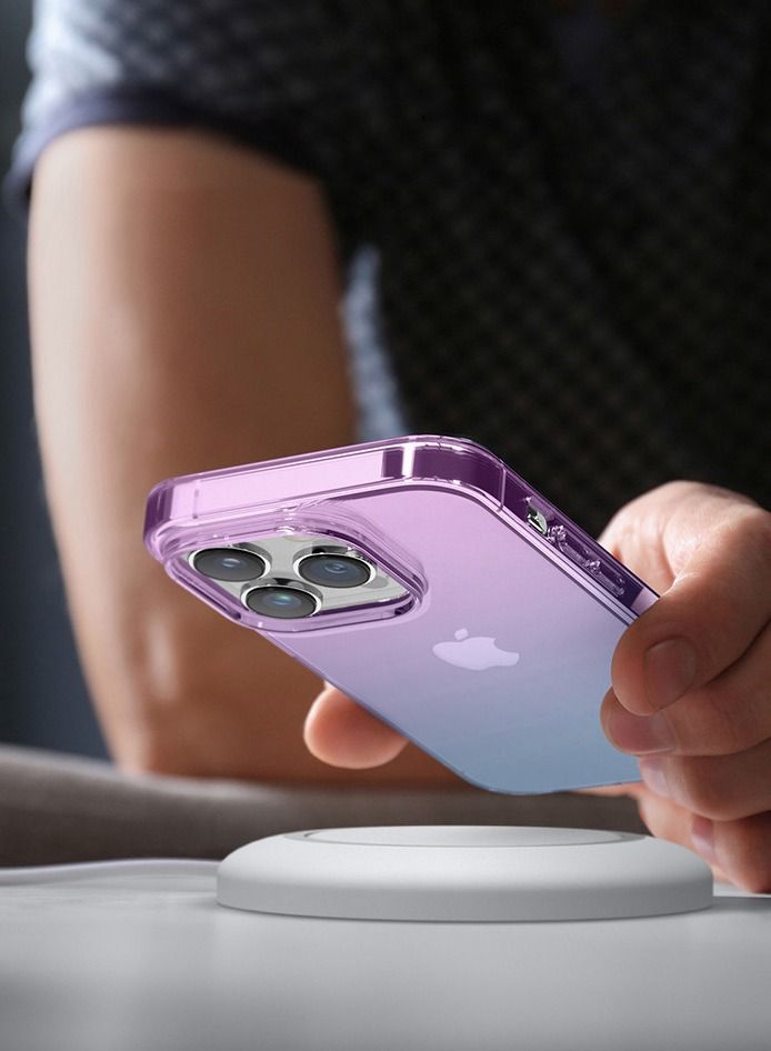 Elago Aurora for iPhone 14 Pro Max Case Cover - Purple Blue - Image 3