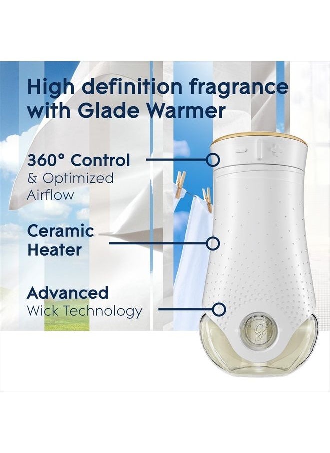 Glade - PlugIns Refills Air Freshener, Scented and Essential Oils for Home and Bathroom, Clean Linen, 2.01 Fl Oz, 3 Count - Image 1