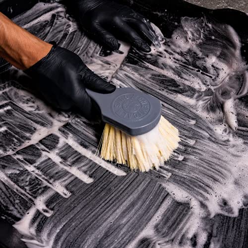 Chemical Guys ACCG02 Nice & Stiff Heavy Duty Carpet & Interior Detailing Brush, (Safe for Cars, Trucks, SUVs, RVs, Motorcycles, & More) Yellow - Image 3