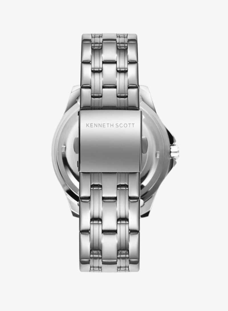 KENNETH SCOTT Stainless Steel Analog Watch K22009-SBSN - 48 mm - Image 3