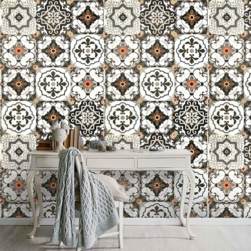 HEUREKA Multi Mexican Tile Wallpaper - Self Adhesive, Peel and Stick Sticker (45 x 1000CM, Multi) - Image 4