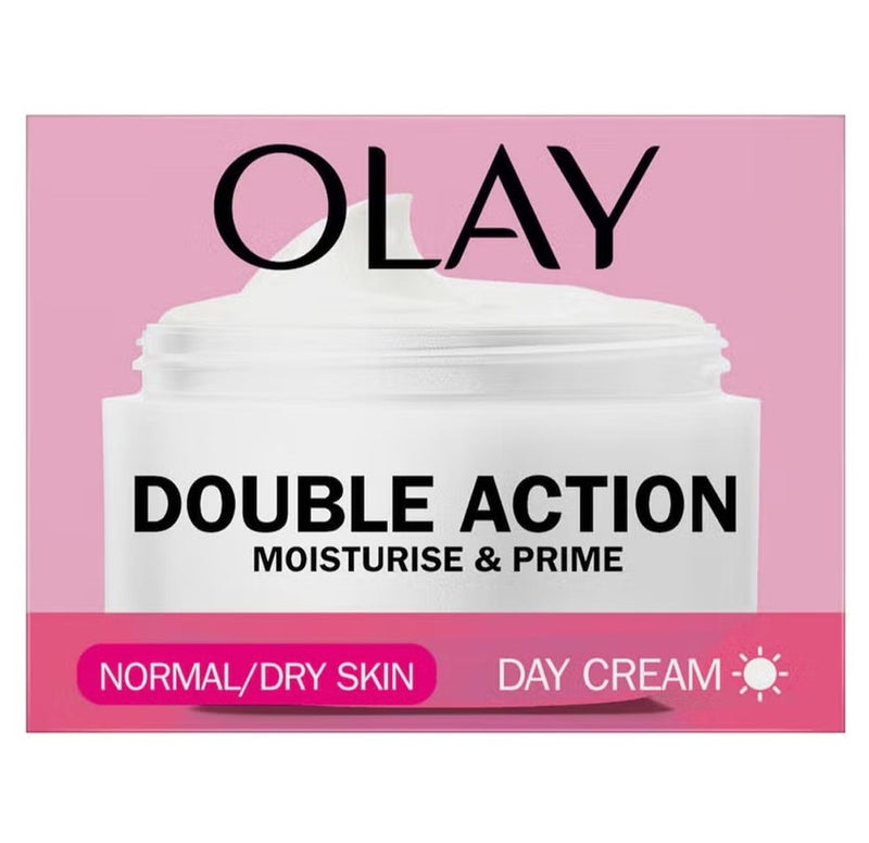 Olay Double Action Moisturiser & Primer Day Cream Normal/Dry Skin 50ml