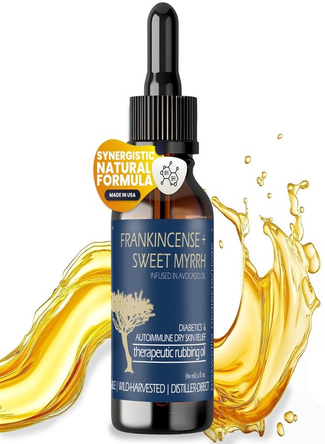 BALM OF GILEAD Neuropathy Frankincense & Sweet Myrrh Therapeutic Rubbing Oil - Instant Diabetic's & Autoimmune Dry Skin Relief & Repair, 2 fl oz - Image 1