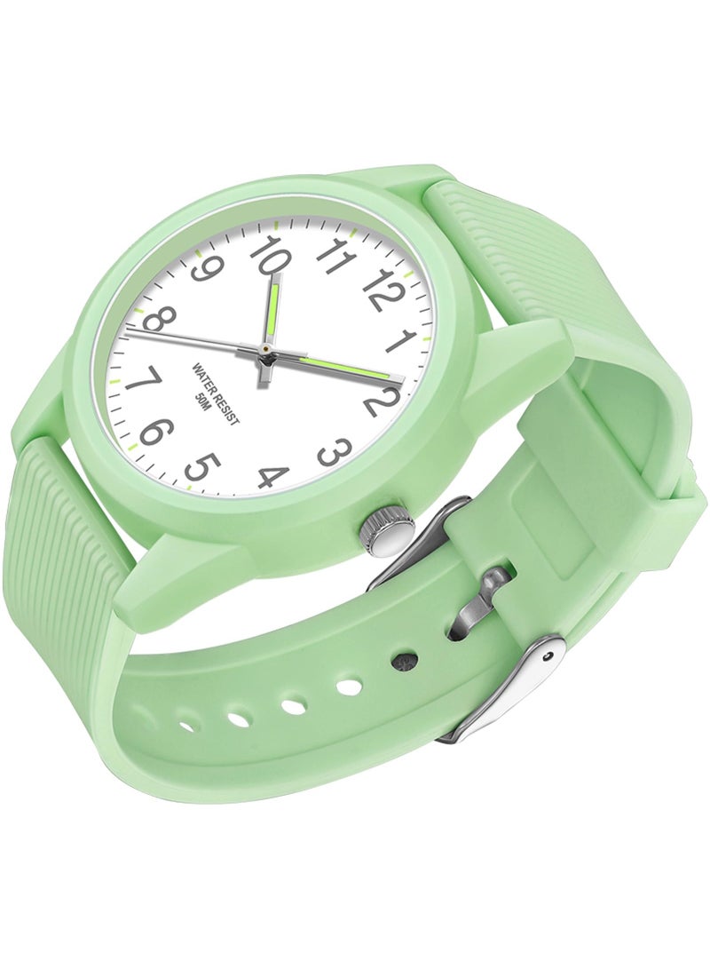 Kids Analog Watches for Girls Boys Watches with Soft Band Learning Time 50M Waterproof Children Watch Easy to Read for Ages 4-12 Kids Gift - Image 2