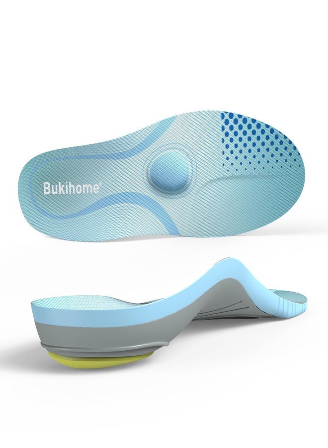 Bukihome Metatarsalgia Insoles with Metatarsal Pads Women & Men, Mortons Neuroma Relief Inserts with Arch Support for Ball of Foot Pain Relief, Plantar Fasciitis, Heel Spur Relief-Women 7-8|Men 5-6-S - Image 1
