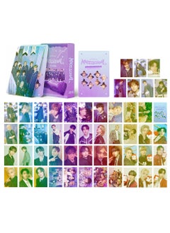 زد Integration of small card KPOP Korean Wave photo card 55 boxed DIY collection IVE laser card -SK-MAGIC SCHOOL 