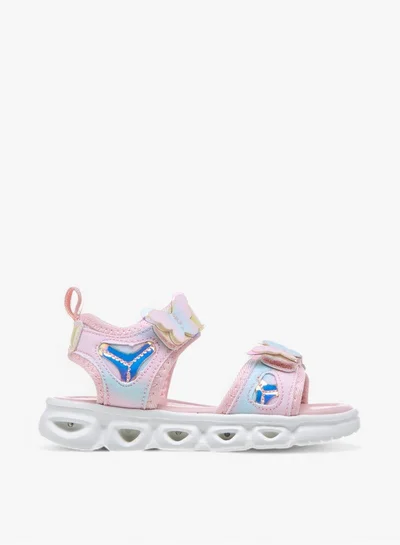 Flora Bella By Shoexpress Flora Bella Butterfly Accent Floaters With Hook And Loop Closure