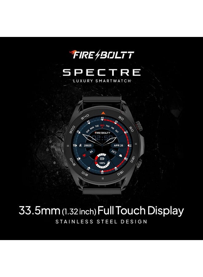Fire-Boltt Boltt Fire Spectre Stainless Steel Luxury, 33.5Mm (1.32 Inch) Display, 360 * 360 PX High Res Smartwatch - Image 2
