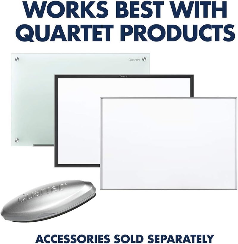 Quartet Dry Erase Marker Kit Whiteboard Markers Chisel Tip Assorted Classic Colors 4 Pack Includes 1 Board Eraser and Spray Cleaner 51659672QA - Image 5