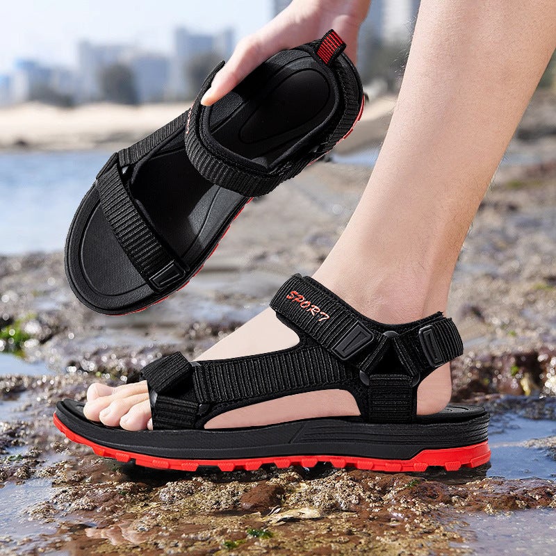 New Dropshipping 2025 Men'S New Men'S Beach Shoes Eva Soft Sole Men'S Sandals Sandals - Image 4