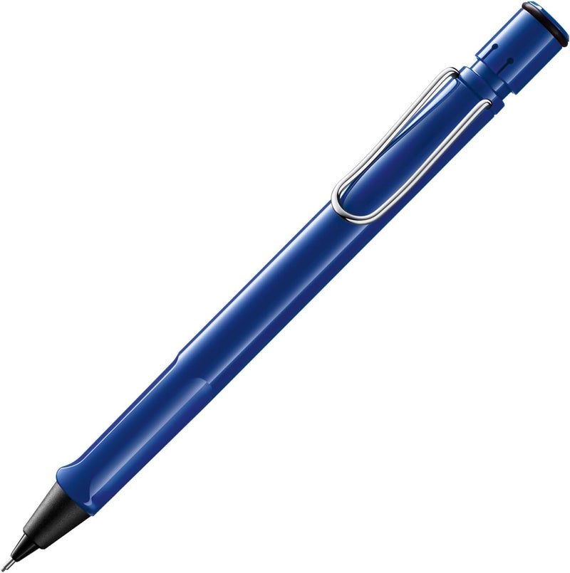 LAMY safari blue - Mechanical Pencil with ergonomic grip & body made of robust ASA plastic - ideal for drawing & writing - including LAMY M 41 fine line refill 0.5 mm & eraser tip - Image 1