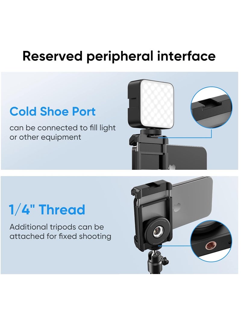 SYOSI - Phone Macro Lens, 100X Microscope for AndroidiPhone Micro Camera with LED Light CPL Handheld Pocket, Compatible with Smartphone Accessories Macro Focus Glass for Gift. - Image 1
