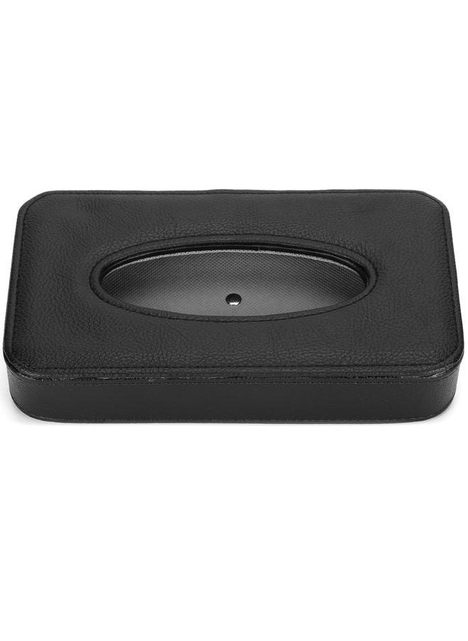 Thoraya Tissue Holder Artificial Leather Tissue Box Hanging Paper Towel Case for Sunshield Car Back Seat  - Image 2