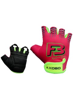 Kobo Kobo WTG-11-XL Weight Lifting Gym Gloves Hand Protector for Fitness Training, XL (Multi Colour)  - Image 4