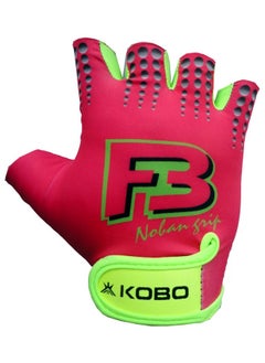 Kobo Kobo WTG-11-XL Weight Lifting Gym Gloves Hand Protector for Fitness Training, XL (Multi Colour)  - Image 2