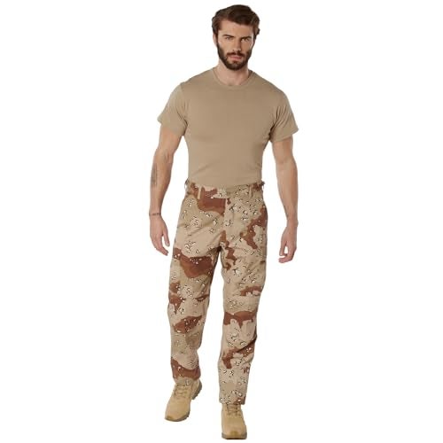 ROTHCO سروال روثكو التكتيكي BDU (الولايات المتحدة، ألفا، متوسط، عادي، عادي، تمويه صحراوي 6 ألوان) - Image 4