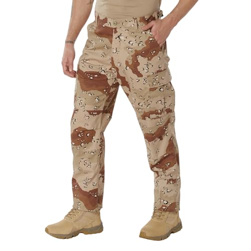 ROTHCO سروال روثكو التكتيكي BDU (الولايات المتحدة، ألفا، متوسط، عادي، عادي، تمويه صحراوي 6 ألوان) - Image 1