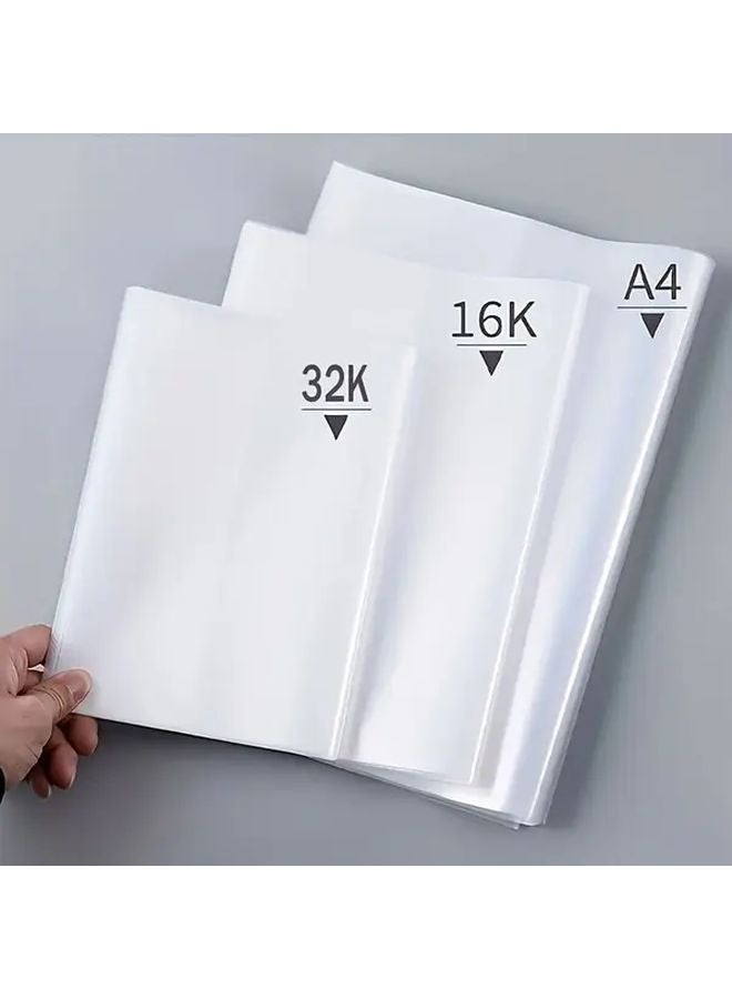 16 ألف 10 قطع أغلفة كتب PVC شفافة مقاومة للماء أكمام واقية متينة - Image 2