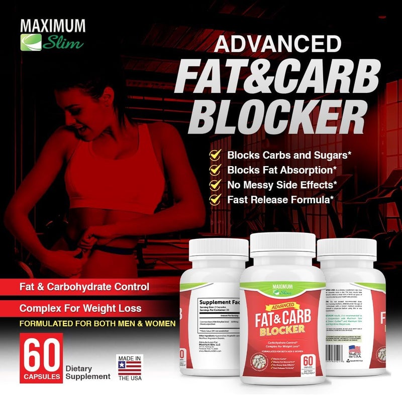 Maximum Slim Fat  Carb Blocker Pure Kidney Bean Extract for Weight Loss and Appetite Suppressant - Image 4