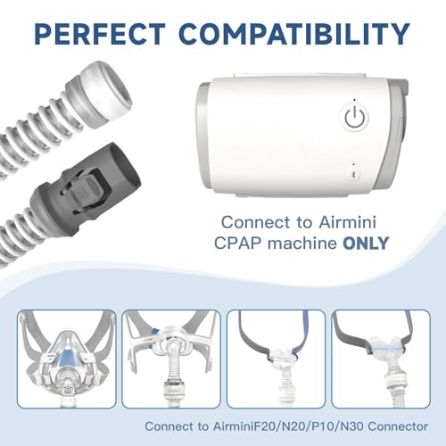 RespWave Replacement CPAP Tubing for ResMed AirMini Tube & 10-Pack Airmini Supplies Filters Combo, as Flexible as OEM | Compatible with ResMed Airmini CPAP Machine & P10 Nasal Pillows & N20 & N30 Nasal Masks - Image 4