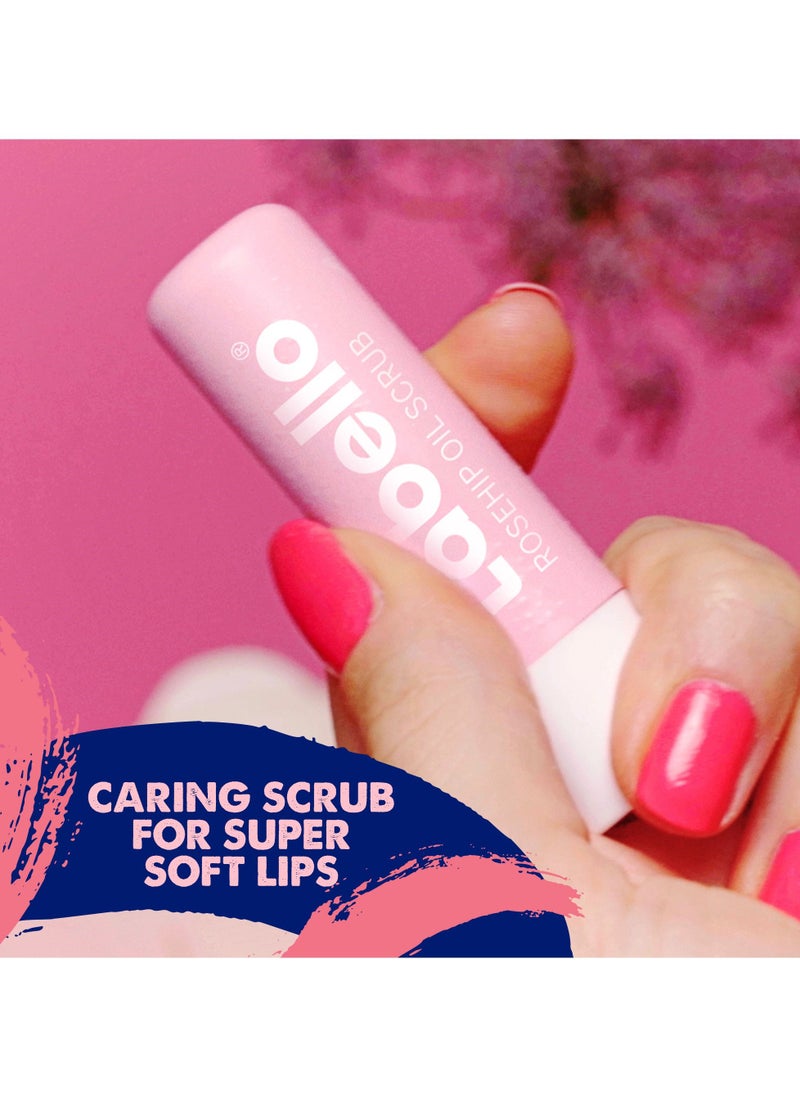 Nivea - Lip Caring Scrub, Rosehip Oil And Vitamin E 4.8grams - Image 1