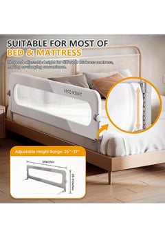 Bed Rail,Bed Railing for Kids ，Foldable Bed Rail Guard for Baby,   Baby Bed  Side Rail for Baby Safety,     Bed Side Rail for Twin Queen King  حاجز سرير - pzsku/ZE6D5EE4CDDC6751D55FBZ/45/_/1740826186/d1adad51-af49-4a55-a1bf-f110e05829ba