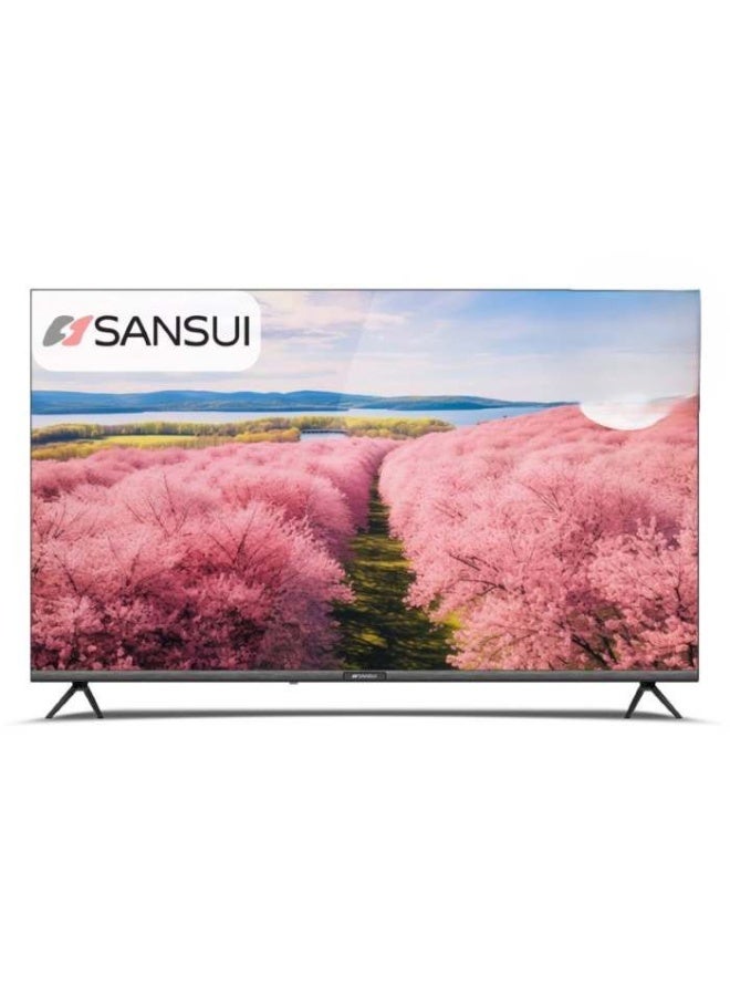Sansui 70-Inch 4K UHD Edgeless Smart LED TV – WebOS with ThinQ AI, Dolby Audio, Quad-Core Processor, Voice Control, Dual HDMI/USB, Frameless Design – Model SS70LT4KW501  - Image 1