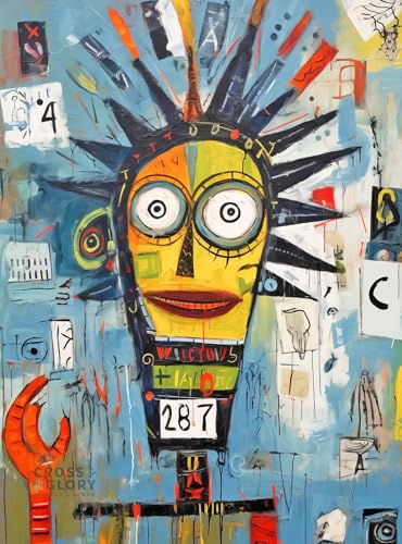 Cross & Glory Cross Glory Cosmic Codex of Colors 1000 Piece Jigsaw Puzzle for Adults NeoExpressionism Art Vibrant Coolest BrainTeasing Puzzle - Image 1
