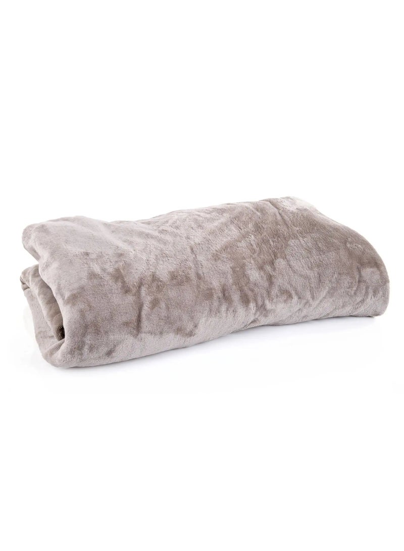 🛏️ بطانية ناعمة 152×203 سم – ألوان متنوعة – تغليف مضغوط عملي - Image 1