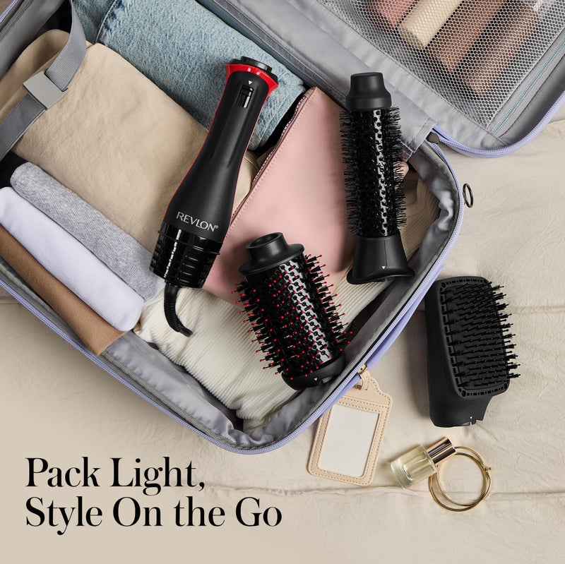 REVLON 3-in-1 Multi-Styler, Blow Dryer Brush, Blowout and Hair Straightener Brush in One to Dry, Curl, Smooth, Shape and Volumize Hair for Gorgeous Salon Blowouts - Image 5