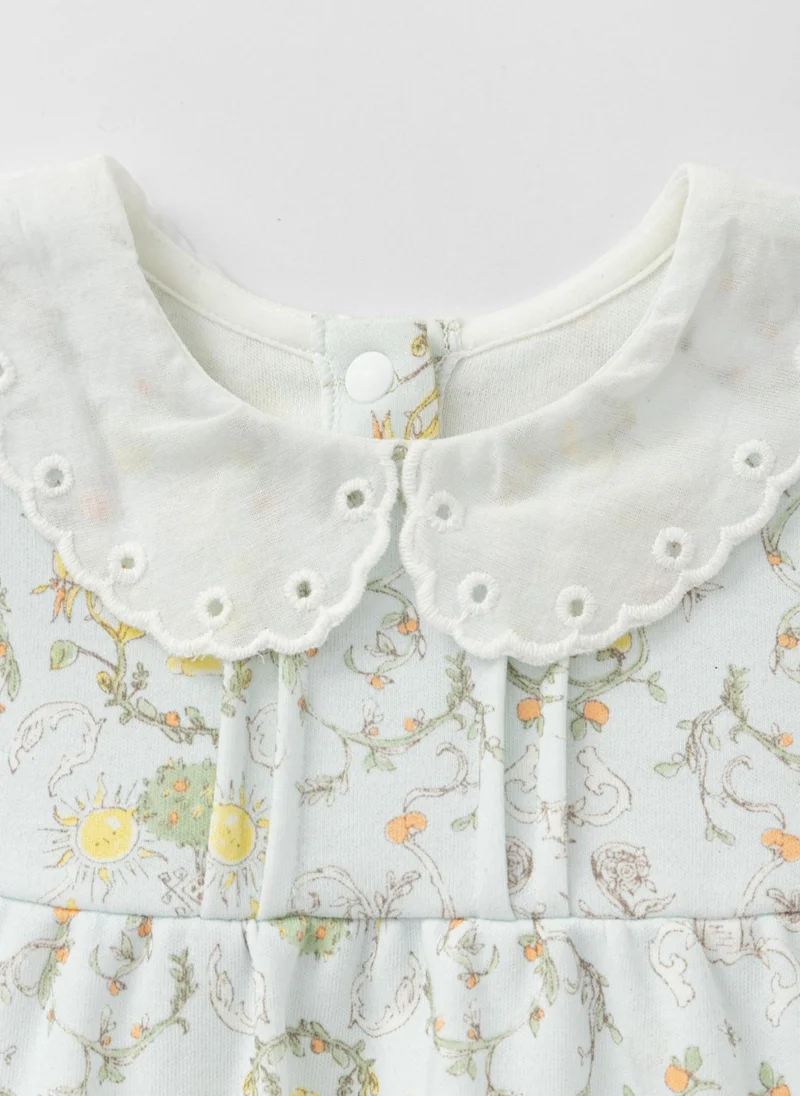 Balabala Girl Baby Knit long sleeve suit