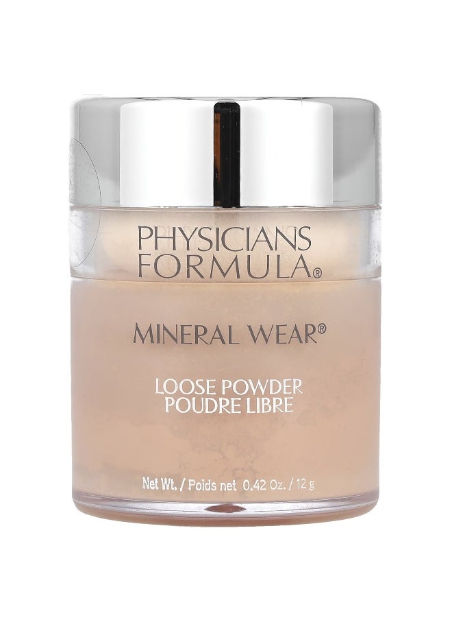 Physician's Formula Physicians Formula, Mineral Wear, Loose Powder, PF10950 Medium Beige, 0.42 oz (12 g)  - Image 1