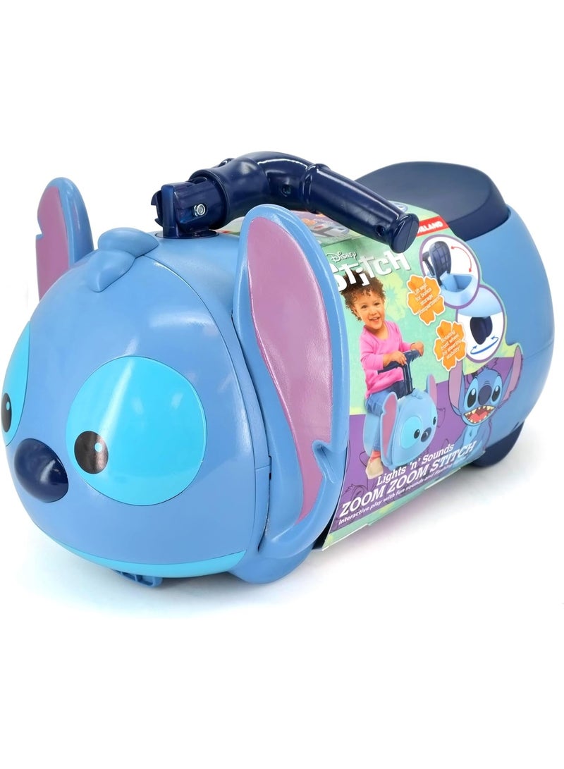 Kiddieland Lights 'N' Sounds Stitch Zoom Ride On 64691 - Image 3