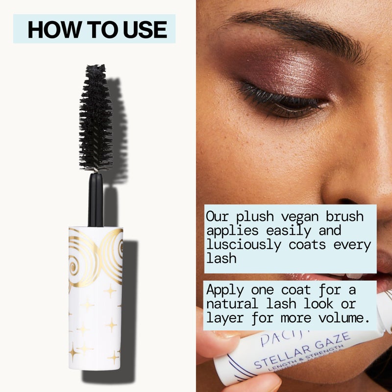 Pacifica, Mascara Stellar Gaze Coconut Vitamin B Vegan, 0.12 Ounce - Image 5