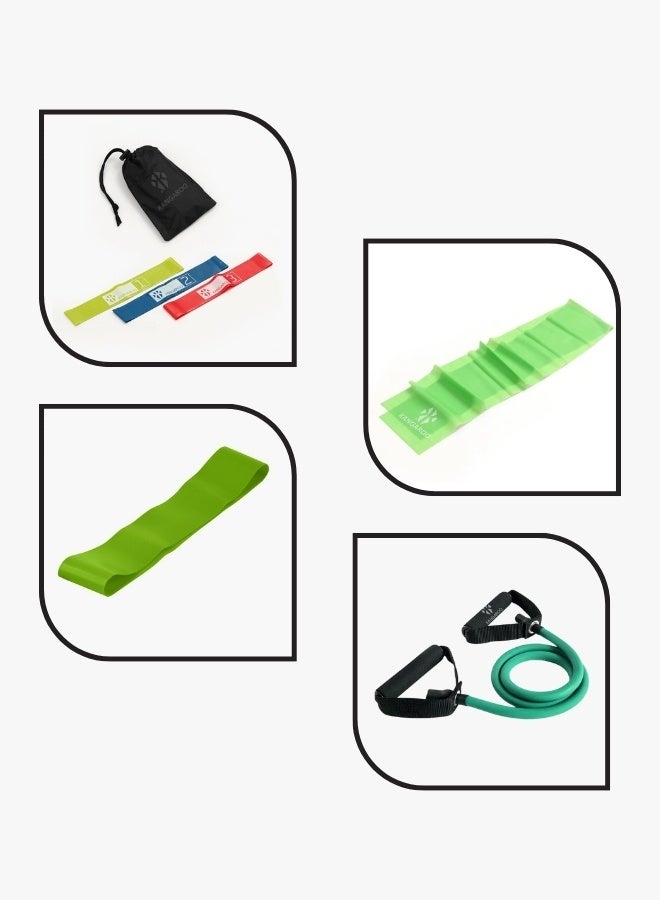 كانجرو مجموعة رياضية المنزلية الخضراء